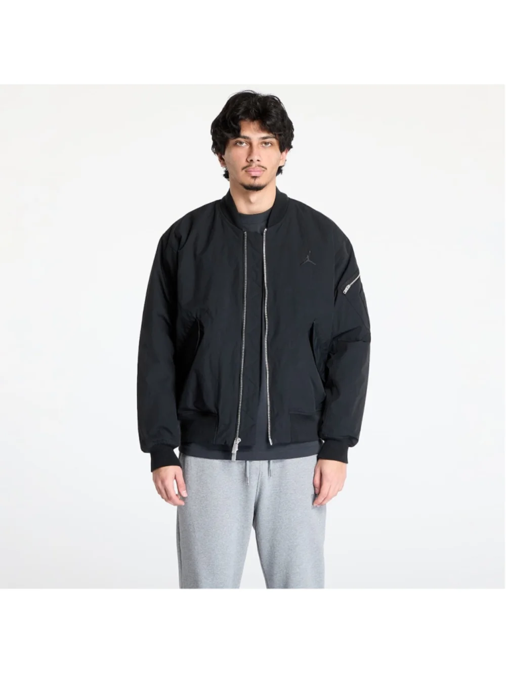 Nike Air Jordan Essentials Renegade Bomber Jacket HF9325-010 Nwt $275 Sz Large